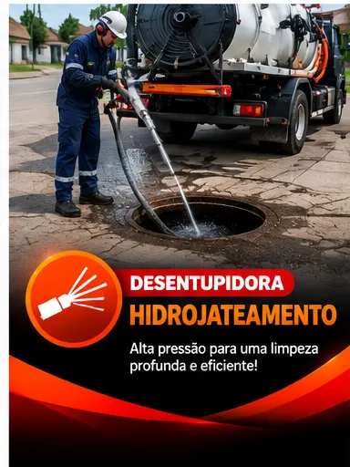 Equipamento usado em hidrojateamento