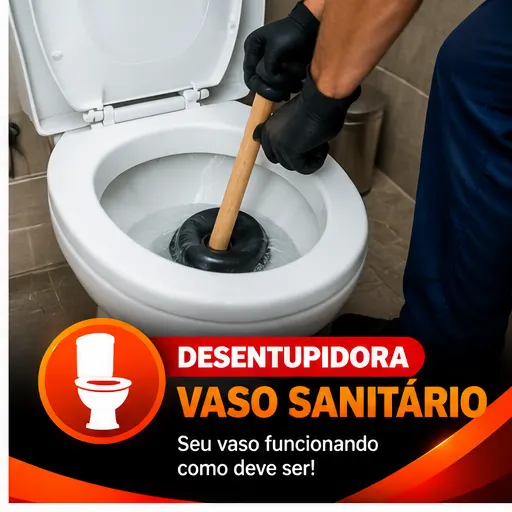 Desentupimento de Vaso Sanitário em Patrocínio-MG